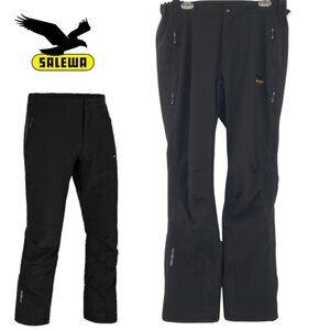 SALEWA Freak+ SW M Men's Ski Touring Trousers Black Snow Snowboard Pants L